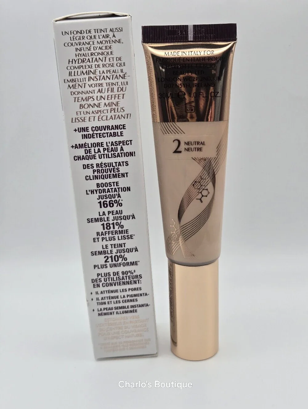 Charlotte Tilbury Beautiful Skin Foundation - 2 Neutral